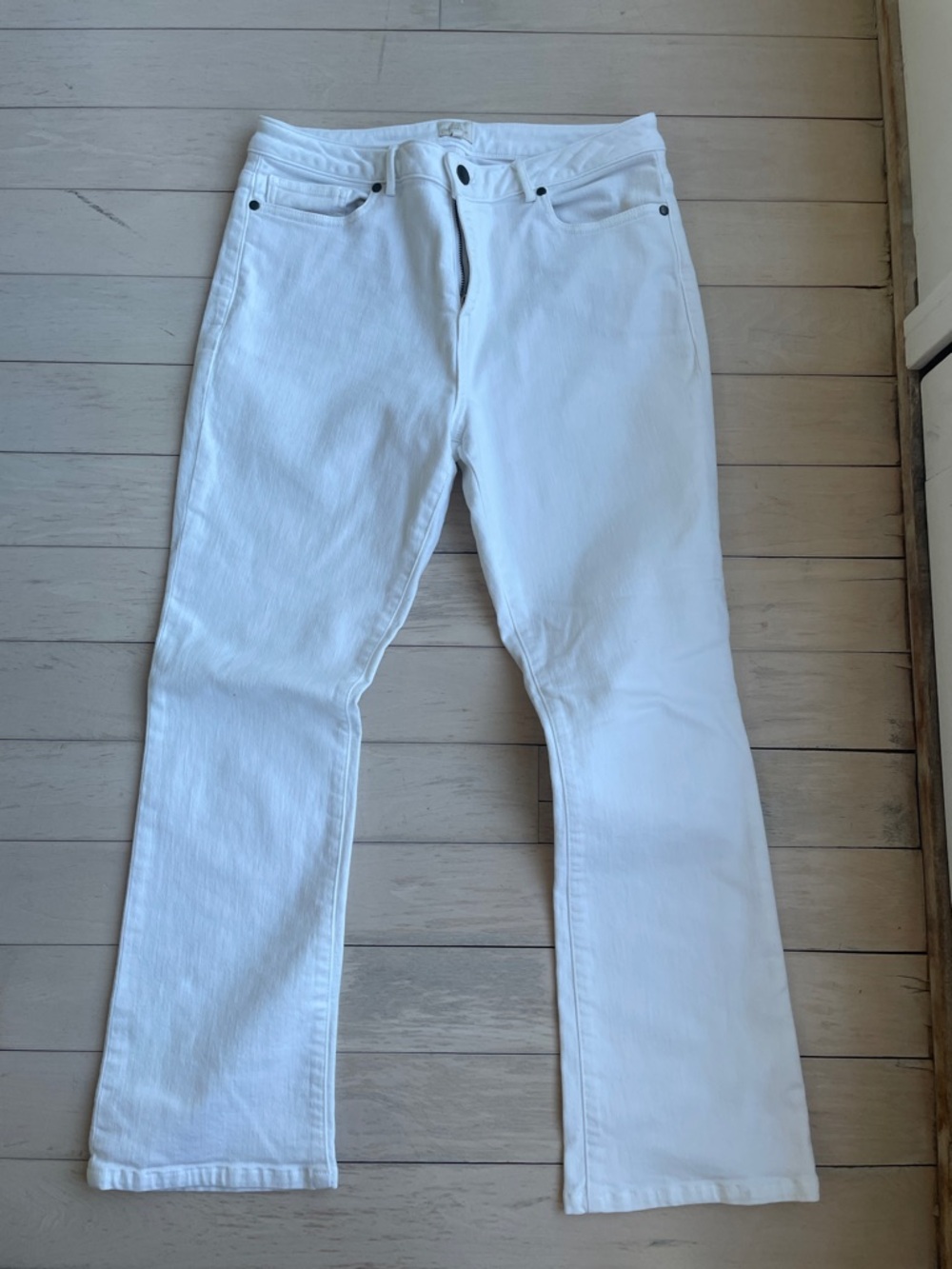 ANN MASHBURN White Women’s Bootcut Jeans